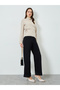 Khaki Wrap Top with Tie-Waist Detail - 2