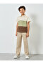 Boys Color Block Short Sleeve Polo - 2