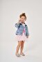 Girls' Cherry Pattern Denim Jacket - Denim Blue - 4-5 Years - St00225-11697 - 6