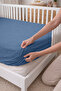 100% Organic Cotton 2 Layer Muslin Elastic Baby Sheet 70X120 cm |   Breathable Soft Crib Sheet - 2