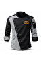 Chef Jacket - Chef Uniform, Chef Shirt Chef Jersey Asymmetrical Design Embroidery Gift
