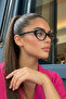 Arrell Black Cat Eye Blue Light Protection Ultra Light Women's Blue Block Glasses - 2