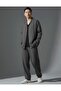 Men's Flam Ham Linen Oversize Shirt Baggy Fit Tracksuit Bottom-Top Set - 5