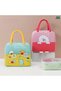 Cute Happy Lunch Bags Small Cooler Bag Leak Proof Lunch Tote Hand bag Aluminum Foil And Water Proof - 6