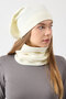 100% Micro Polar Fleece Extra Flexible and Soft Women's Beanie Neck Warmer Set - 2