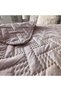 Bedspread with braided pattern, Polyester, 240x260cm, Pink - 3