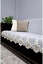 Luxurious French Lace Striped Velvet Sponge Non-Slip Base Sofa Cover 170X210 cm - 2