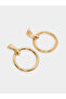 Women Gold Hoop Earrings - 3