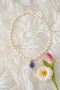 Handmade Necklace Designed with Real Sapphire Natural Gemstone Pendant and Realfreshwater Pearl Elegance - 4