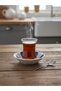 Blue and White Classic Melamine Coffee Shop Style Tea Plate, Long-Lasting and Suitable for Daily Use, 6/12 Pieces - 7