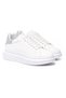 V-Harmony Men's Gray Suede White Sneaker with Heel Strip Detail - 3