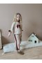 Girls' New Season Festive Sequence Ribbon Detail Sporty-Stylish Top and Bottom Set - 3