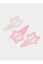 Pack of 3 - Girls Star Hair Clips - 3