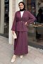 Shawl Collar Gold Buttoned Burgundy Suit
