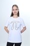 Unisex Kids Pi Number Printed Crew Neck Refax Fit Short Sleeve T-Shirt
