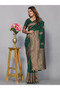 Green Lichi Silk Saree - MAF3041 | Green - 2