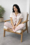 Luna Touch Extra Soft Summer Women's Pajama Set – Buttonless, Short Sleeve, Plus Size Women's Pajamas - 3