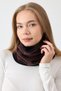 100% Micro Polar Exterior, 100% Cotton Interior, Double Color, Double Layer, Foldable Women's Neck Collar