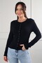 Women's Buzzy Lycra Blouse with Snap Fasteners - 2