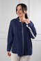 Women's Striped Lace Embroidered Shirt - 3