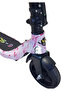 Pink Foldable Electric Scooter - 350W Motor - Adjustable Handle - 19km/h Speed - 3