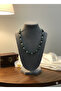 Jade & Green Lepidolite Natural Stone Necklace - 3
