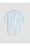 Nevavm Regular Fit Short Sleeve Striped Dobby Men's Shirt with Difference - 6