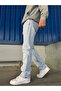 Loose Fit Jeans with Embroidery Detail - 3
