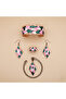 Handmade 100% Copper Enamel Jewelry Set – Bracelet, Ring, Earrings & Necklace - 4