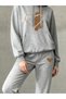 Livo Women's Tracksuit Set Hooded Oversize Sweatshirt and Jogger Bottom Printed Sports Combination