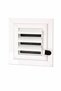 White Aluminum Surface Grille Bathroom Wc Shutter Ventilation 20X20 - 3