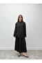 Serena Collar Detailed Black Two-Piece Suit - 3