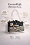 Zippered Organizer Inside the Bag 12 Compartments Organizer Inside the Bag Travel Bag Organizer Bohemian - 5