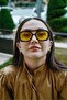 Vhl Black Frame Yellow Glass Sunglasses - 3