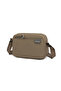 Coffee Light Fabric Multi-Pocket Small Size Daily Women's Crossbody Bag - 2