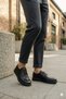 Lightweight Orthopedic Stitched Lace-Up Non-Slip Sole Vegan Leather Daily Casual - 7