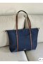 Askilari Large Khaki Women's Shoulder Bag with Ring Detail - 2