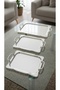 Multi-purpose serving tray set