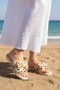 Rose Staple Detailed Orthopedic Women's Slippers - 5