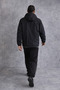 Men's Premium Comfort Oversize Black Raincoat & Windbreaker - 6