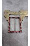 Nickel Plated Stone Buckle Inner Belt Width 3.5 cm Outer Dimension /4X3 cm 1 Piece - 6