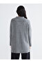 Gray polo collar women's knitwear sweater from plus-store - 8