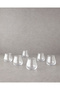 Amelia Crystal 6-Piece Glass Set 340 ml Transparent