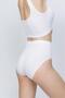 Women's White Seamless High Waist Slip Panties - 2