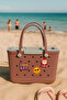 XL EVA Beach Tote Bag Set – Luxury Waterproof Summer Bag with Tray & Charms