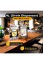 4 Litre Glass Drink Dispenser with Metal Stand & Stainless Steel Spigot - 4