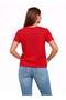 Ladies Graphic T-shirt -RED - 2