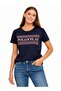 Ladies Graphic T-shirt -NAVY