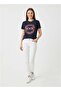 Ladies Graphic T-shirt -NAVY - 2