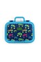 Kids Blue Navy Blue Monster Truck Patterned Stainless Steel Lunch Box 39306 - 5
